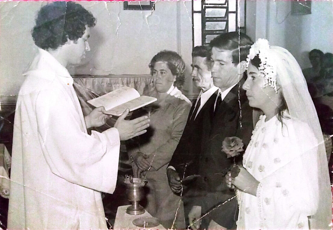 Momento das bênçãos do casamento
