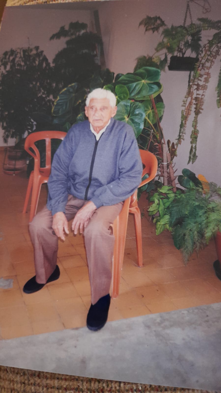 À  tarde, papai gostava de ficar na varanda se distraindo com as  idas e vindas dos vizinhos, que sempre paravam pra conversar um pouco.