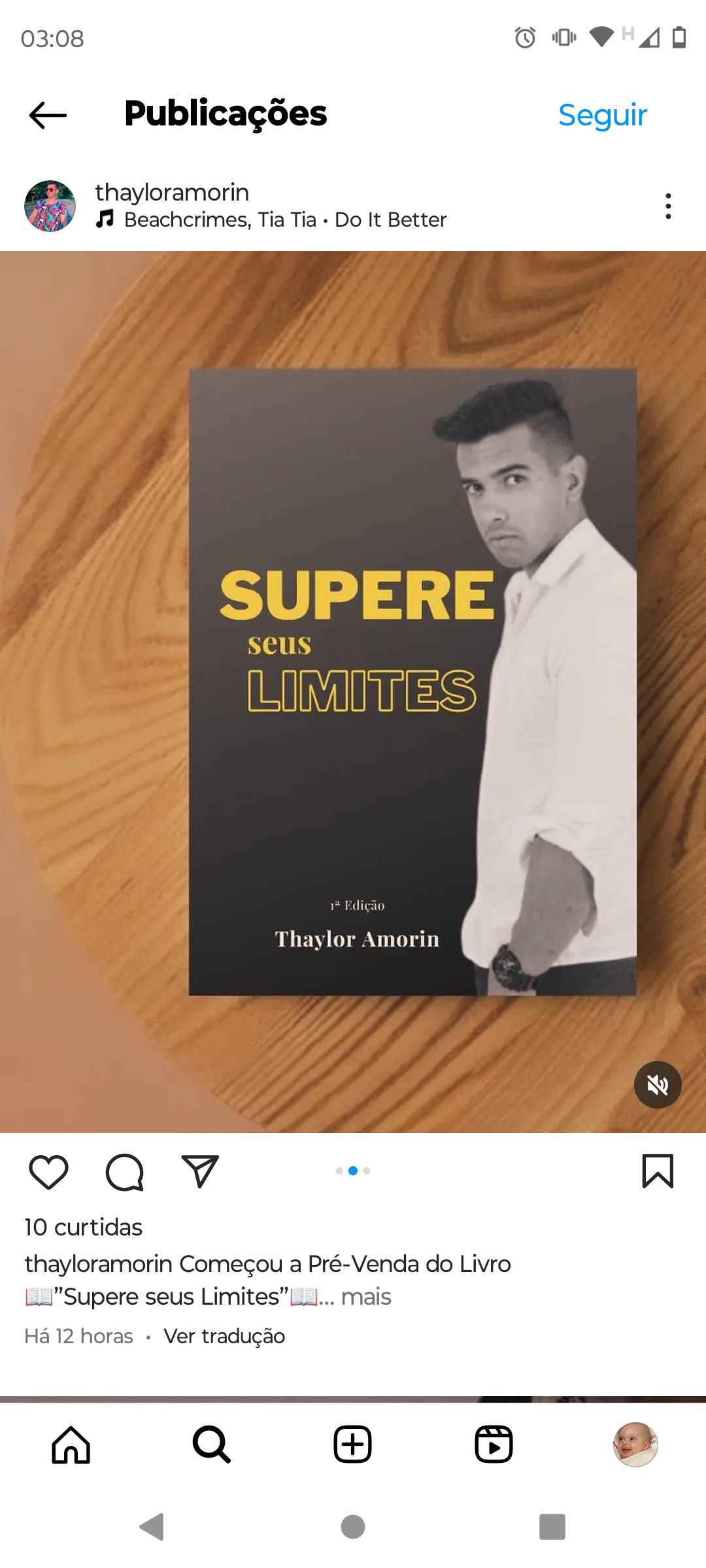 Lançamento da minha autobiografia 