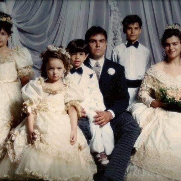 Na sua festa de casamento, com Rogério Favaretto