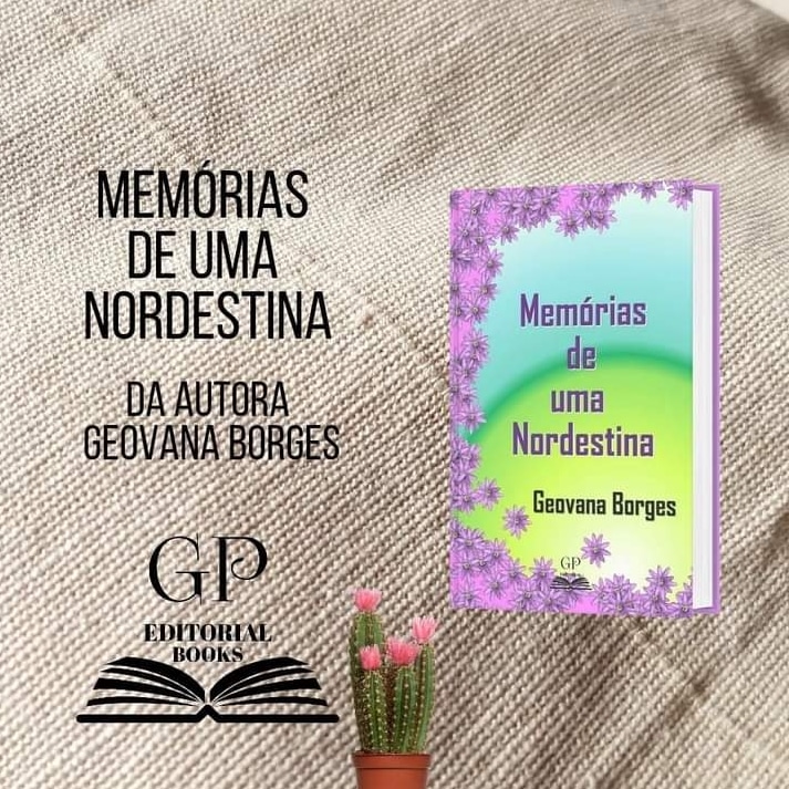 Foto do meu livro Memórias de uma Nordestina.