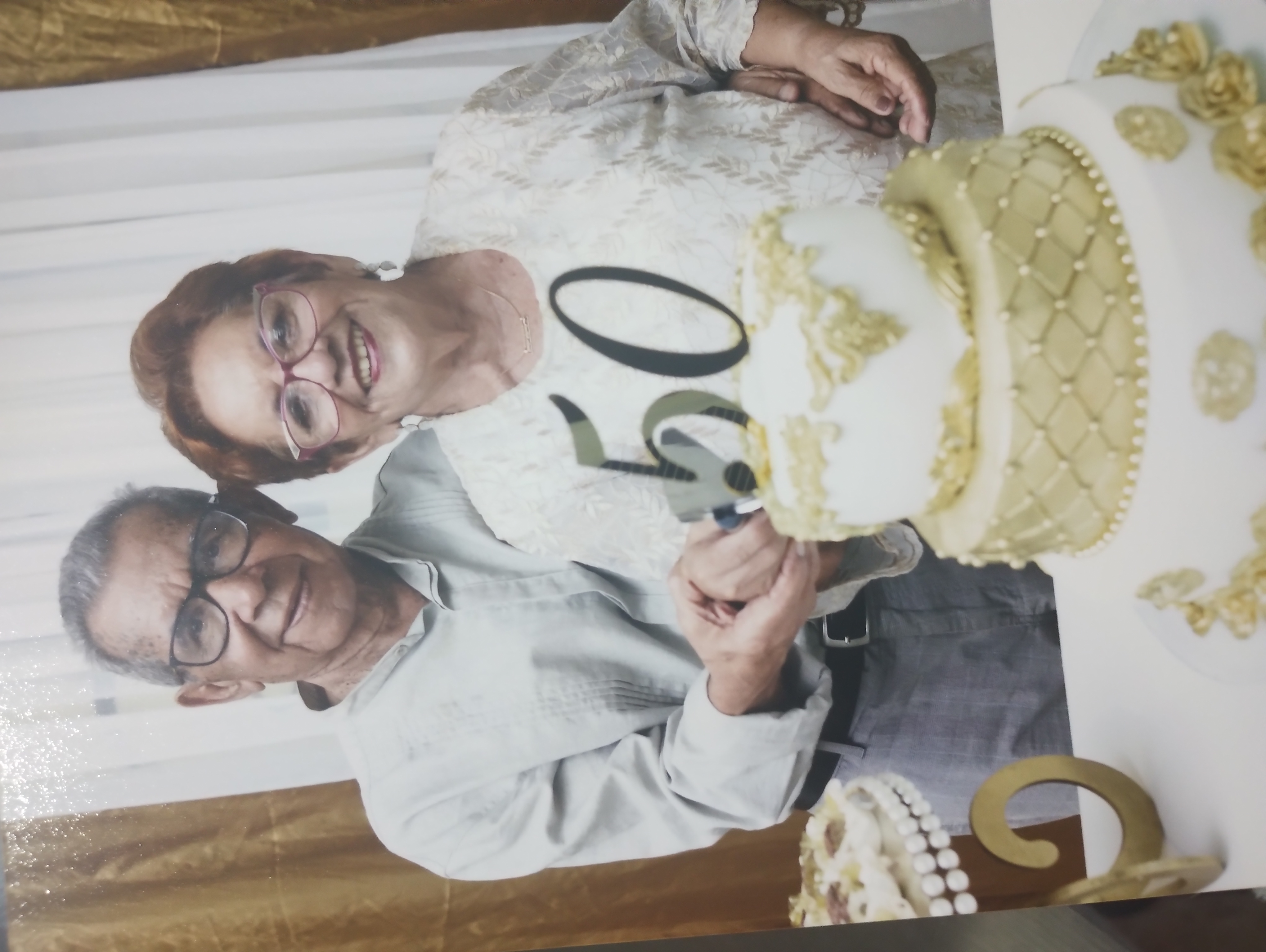 Celebração dos 50 anos de casados de Pedro e Helena, em Caruaru(PE).