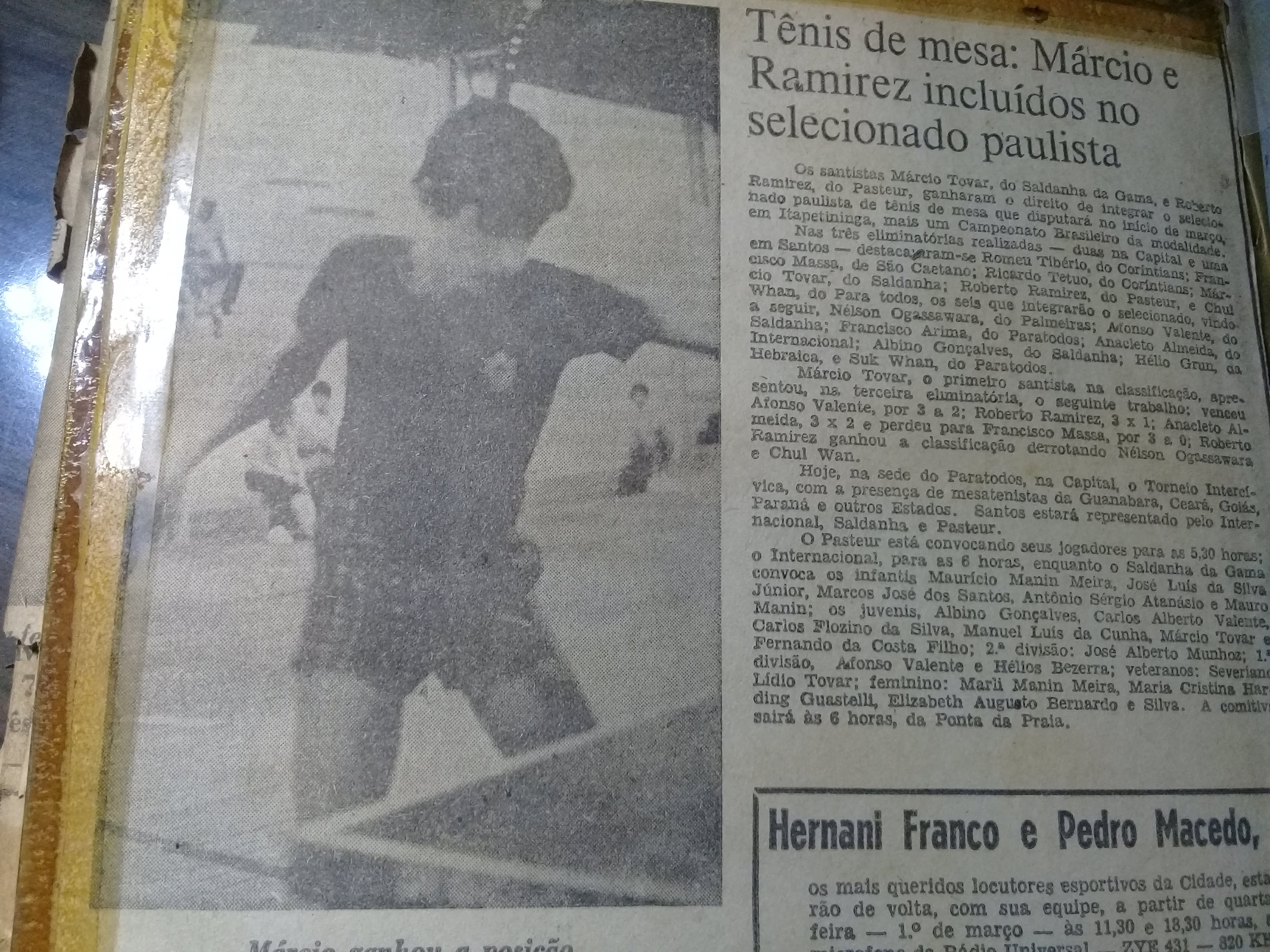 Com 15 anos na Seleção Paulista Adulta 1972