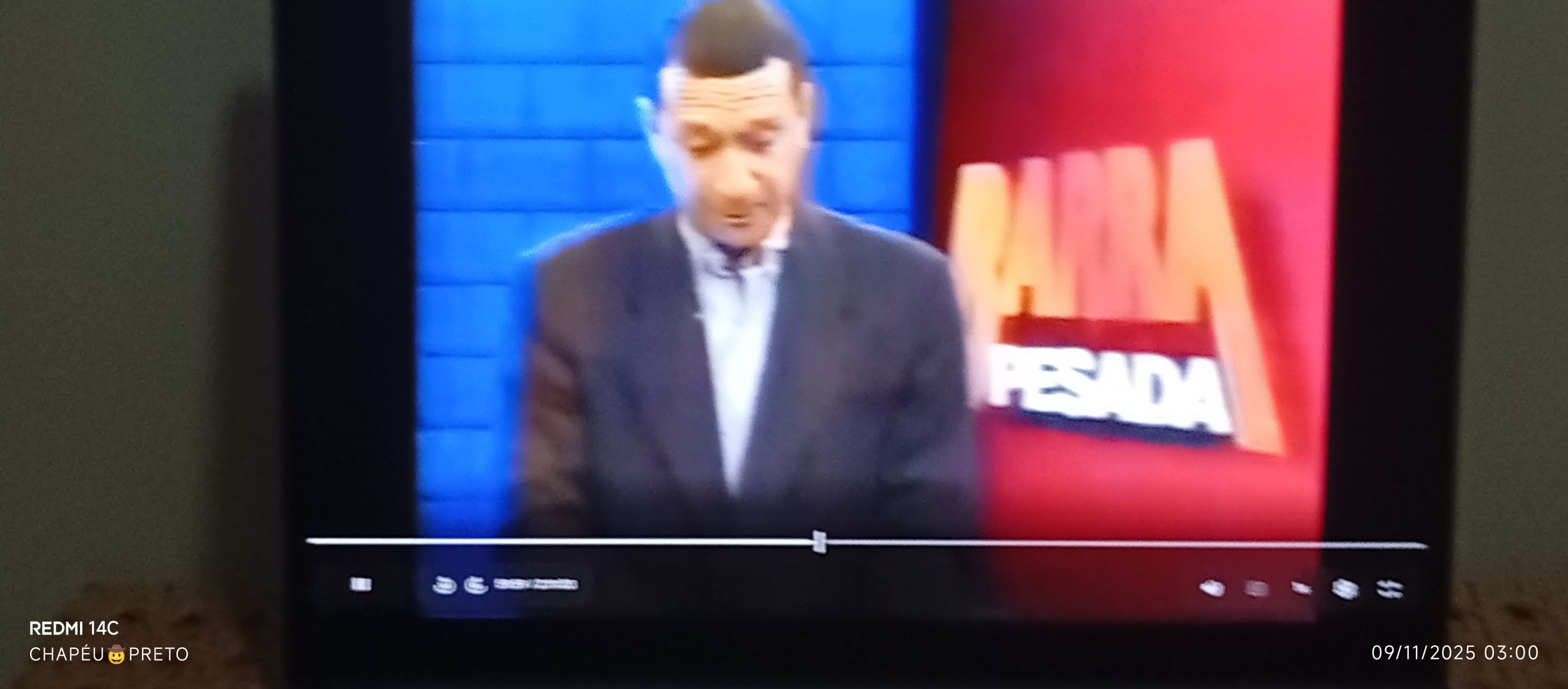 O homem que bate na TV Globo vênus platinada repórter custódio Ricardo o homem do chapéu preto 