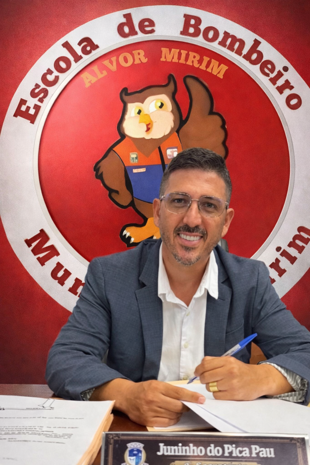 Ao patrono da Escola de Bombeiro Municipal Mirim 