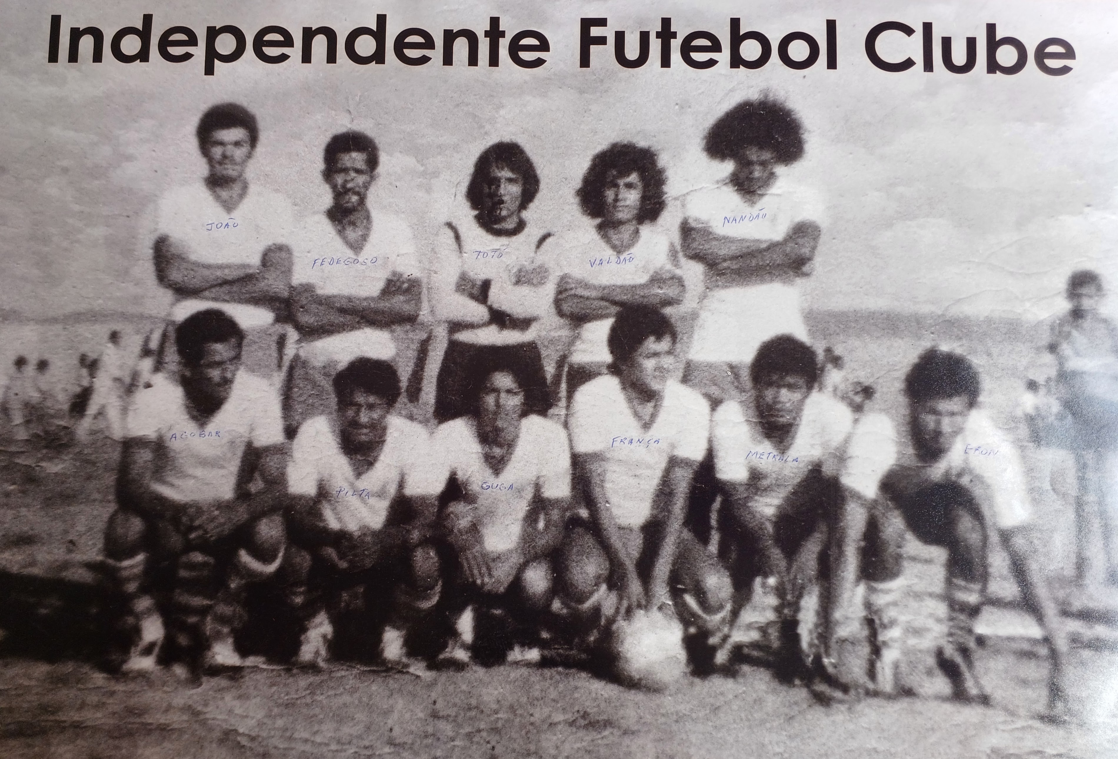 Valdão atuava como lateral direito e preparador físico do clube.