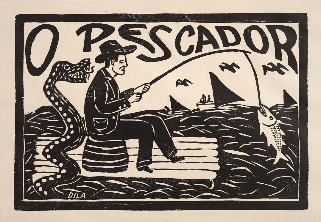Xilogravura do Pescador