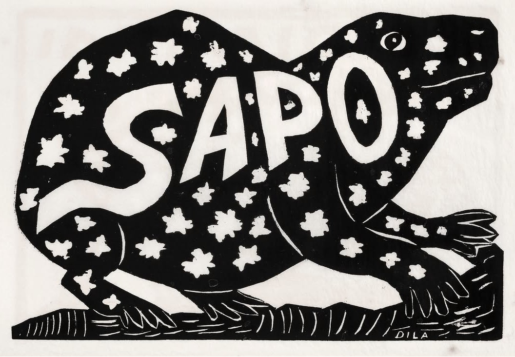 A xilogravura do sapo é uma representação artística que une a técnica milenar de gravura em madeira à simbologia forte do anfíbio. Na arte popular, como a nordestina, e na cultura oriental, como a japonesa, o sapo é frequentemente associado à sorte, à riqueza e à conexão com a natureza.