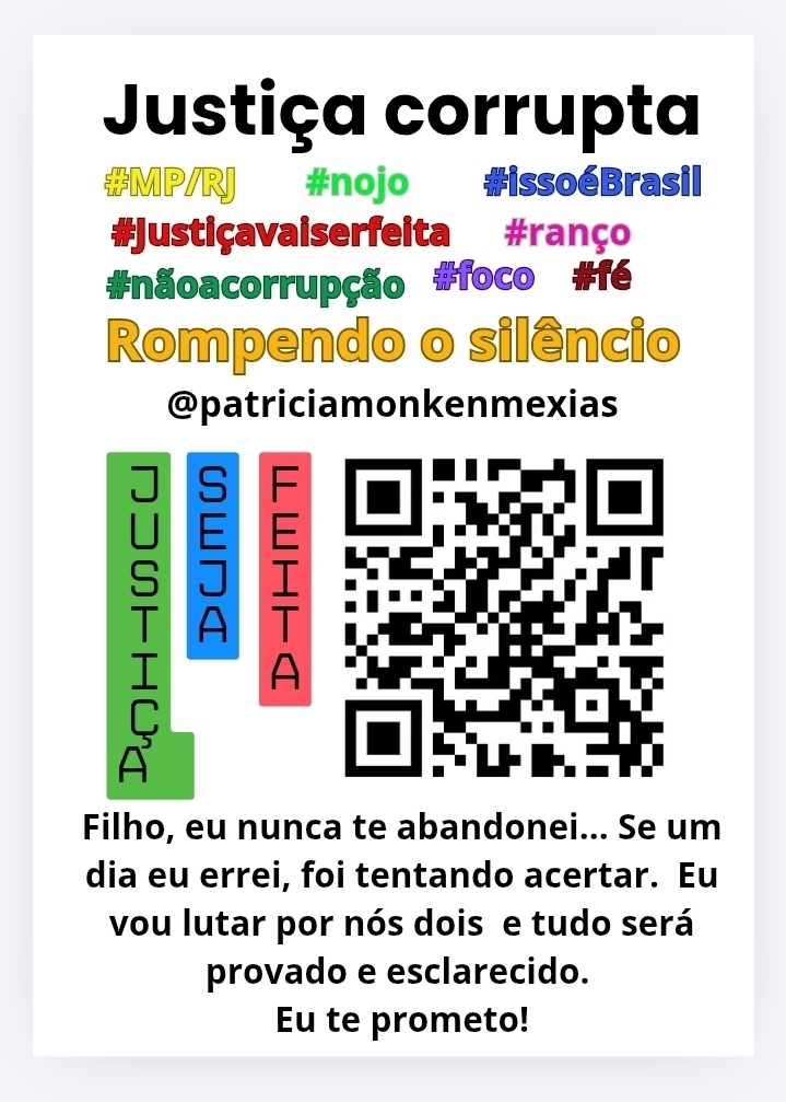 Meu desespero em querer provar que sou inocente 